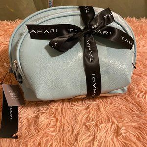 Tahari Pebble Seafoam 2-in-1 Dome Cosmetic Bag